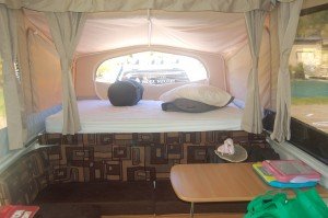 inside camper trailer