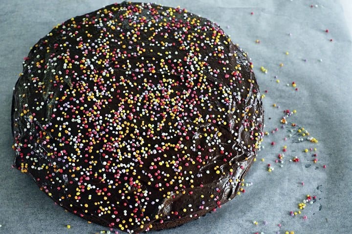 healthier-Chocolate Cake