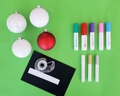 DIY CHristmas Baubles