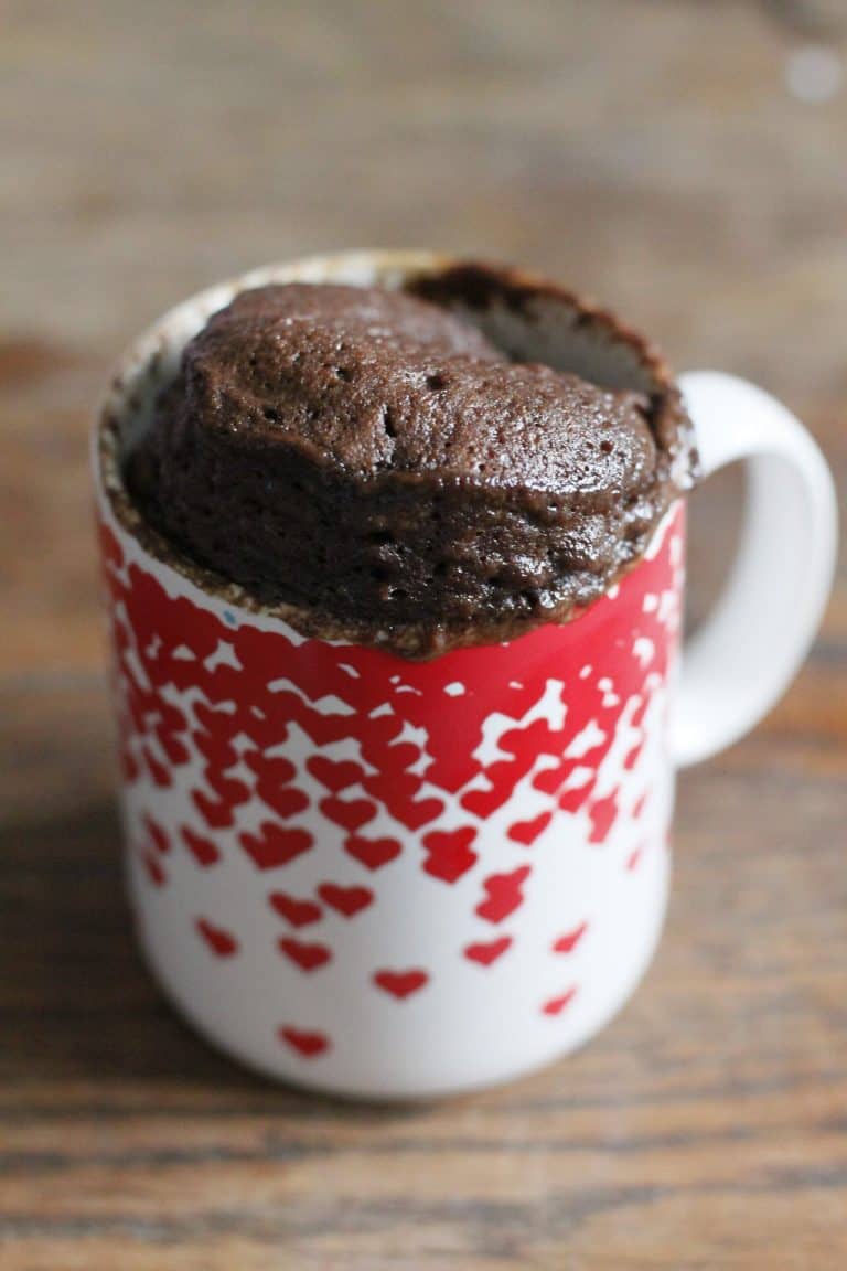 Self saucing mug cake - Microwave Self Saucing Chocolate Pudding