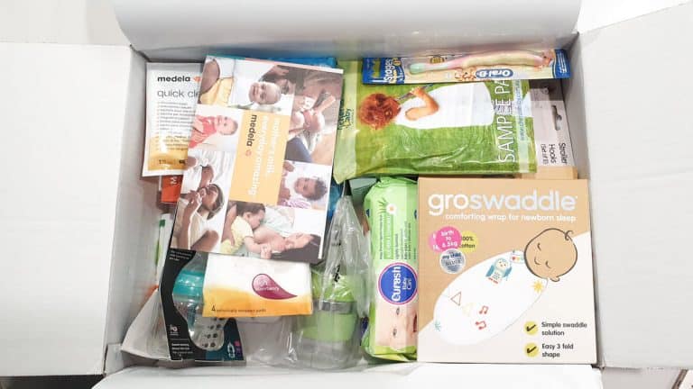 Baby Box from Amazon Australia - so many free baby samples