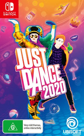 Just Dance 2020 Nintendo Switch box