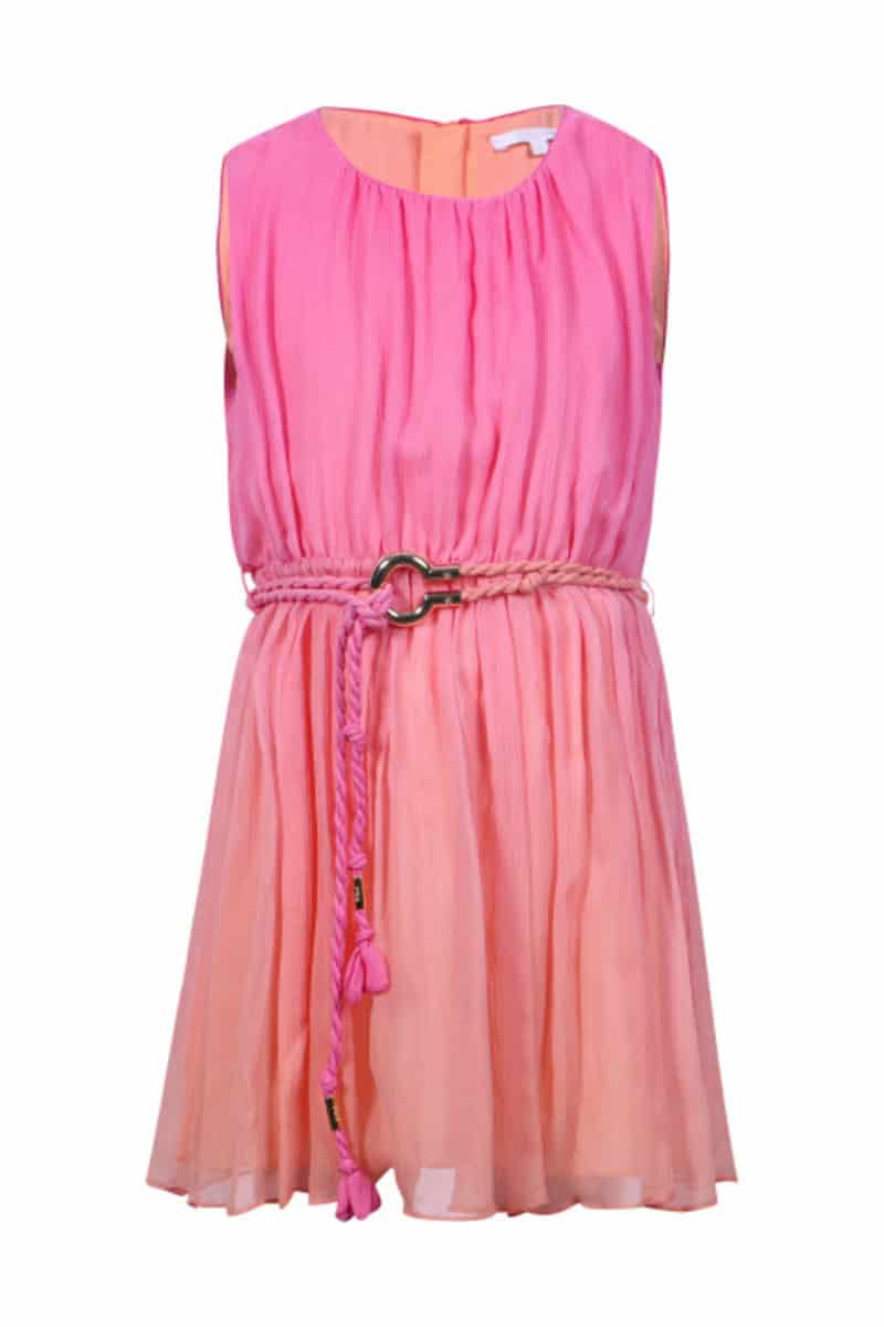 CHLOE - Girls' Elegant Dress in Pink