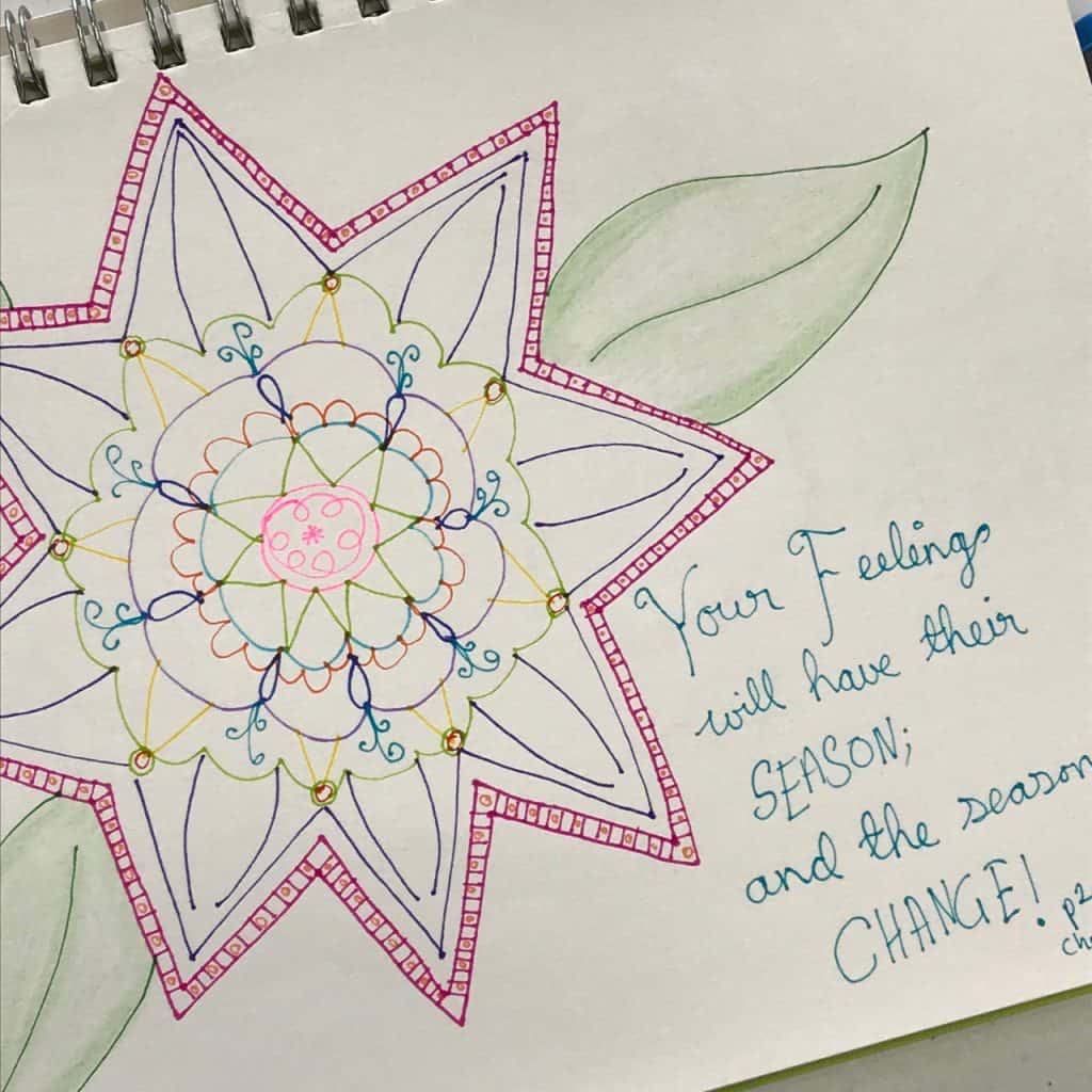 drawing with quotes