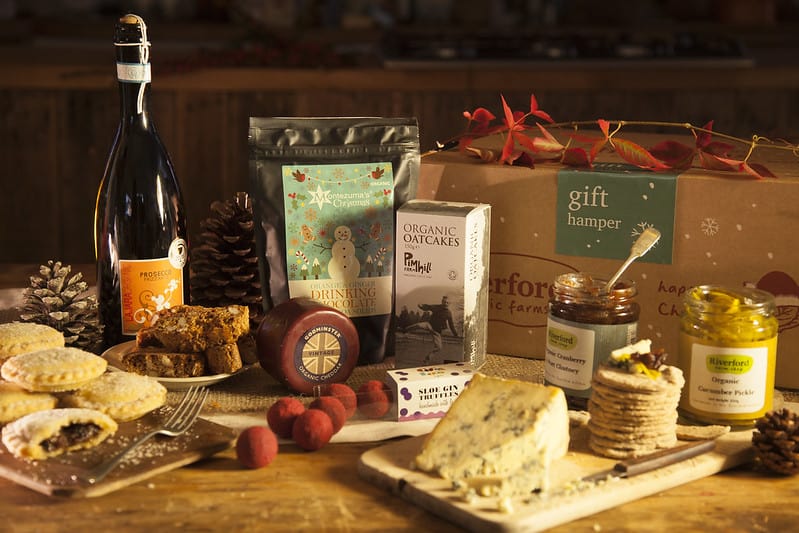 A Christmas gift hamper