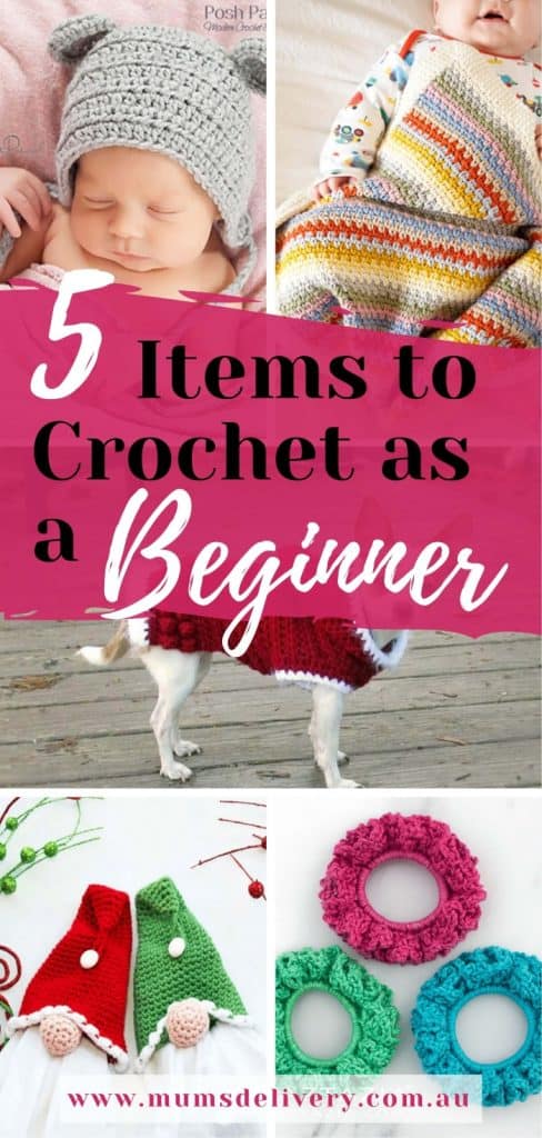 5 Items to Crochet as a Beginner - Pinterest