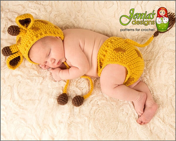 Giraffe Crochet Bonnet Newborn Pattern Crochet News