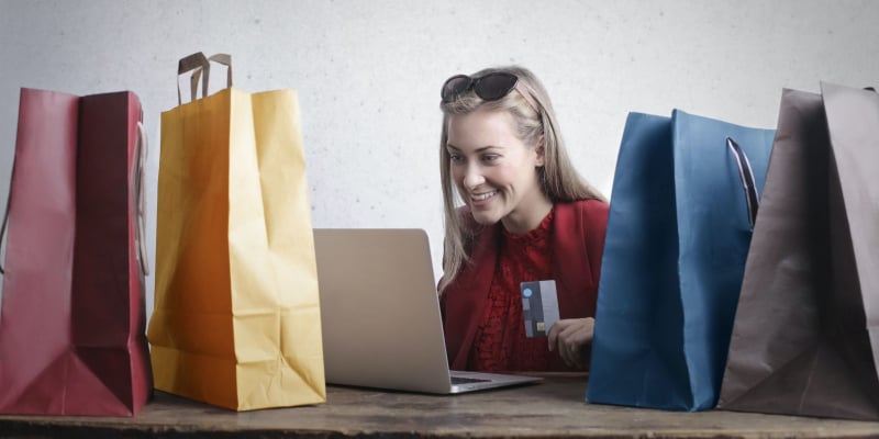 Woman looking for the right dress for her year 6 graduate
