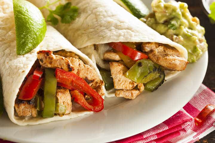 Chicken fajitas for mothers day