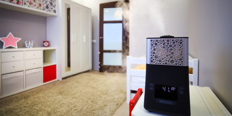 humidifier in baby's room