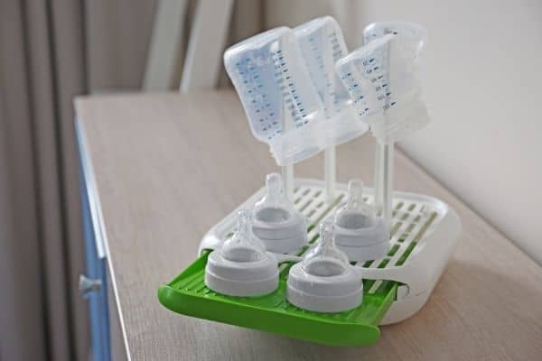 Clean baby bottles