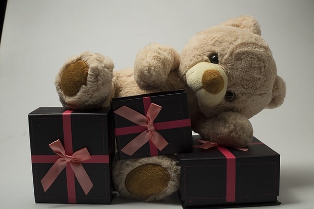 Teddy bear gift for a child