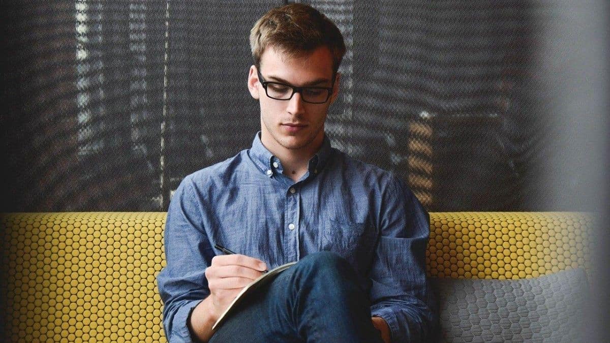 Entrepreneur starting a business