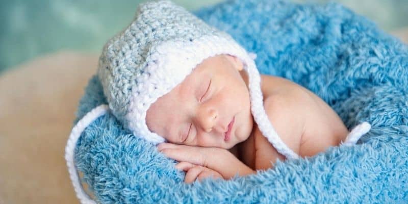 Sleeping baby boy