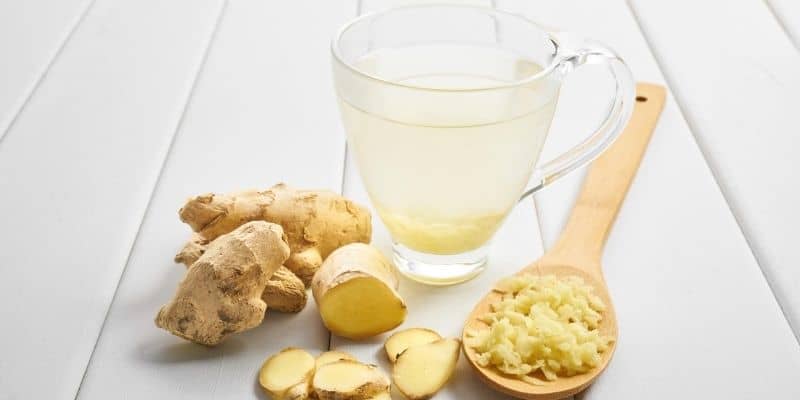 Ginger tea as an alternative remedy