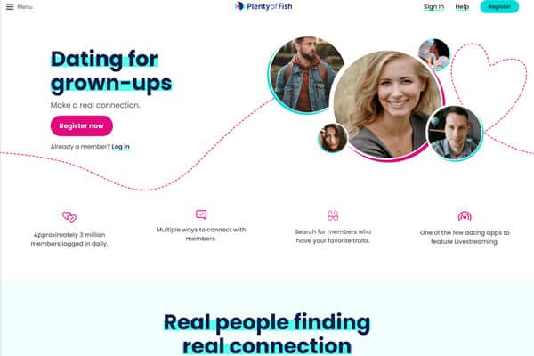 Plenty of Fish - dating for grown-ups