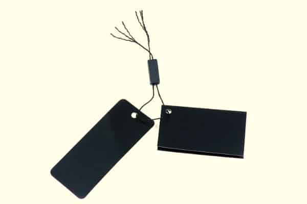 Simple hang tags