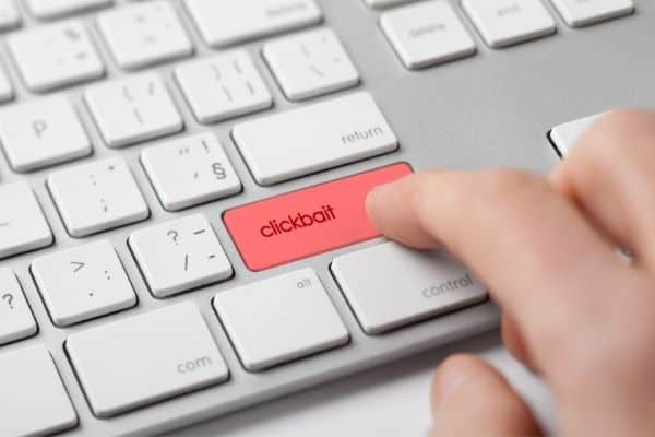 Clickbait online