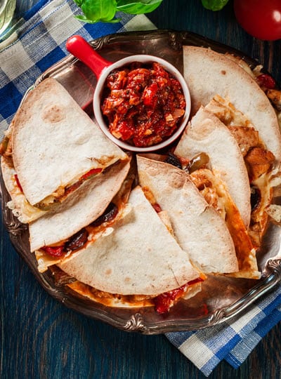 Quesadilla stack