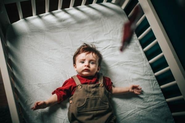 baby on a crib
