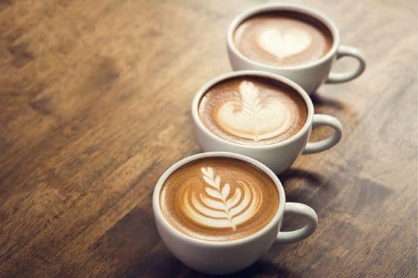 cups of coffee