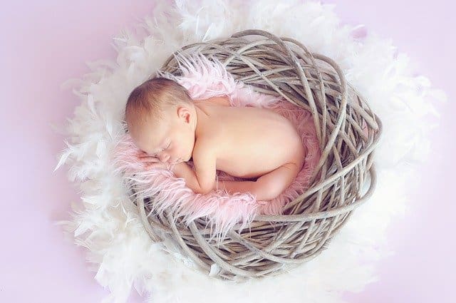 sleeping newborn