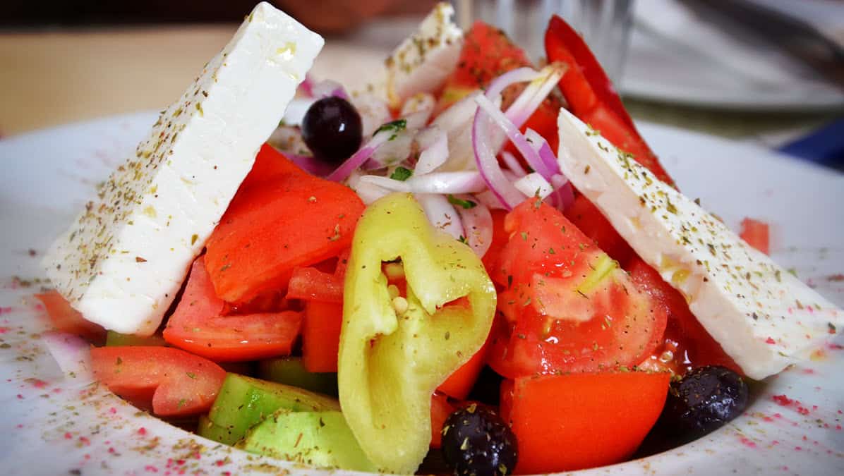 Healthy salad in a bowl