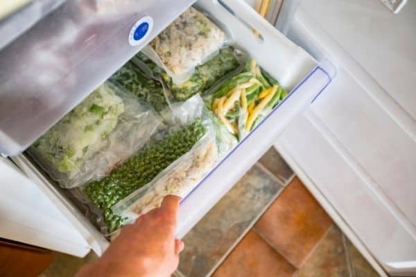 pack vegetables at home