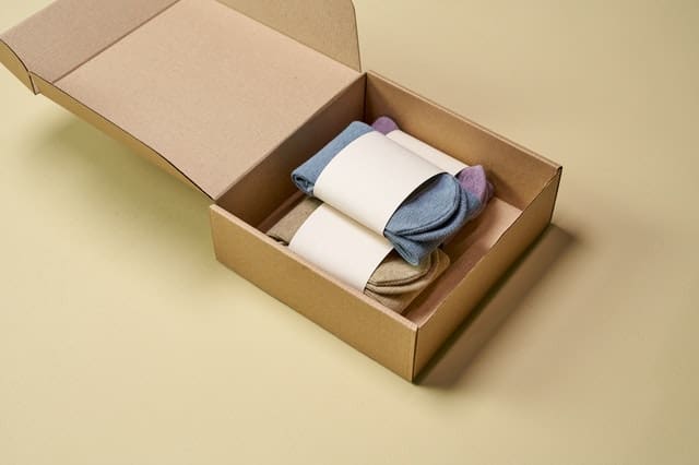 socks in a box