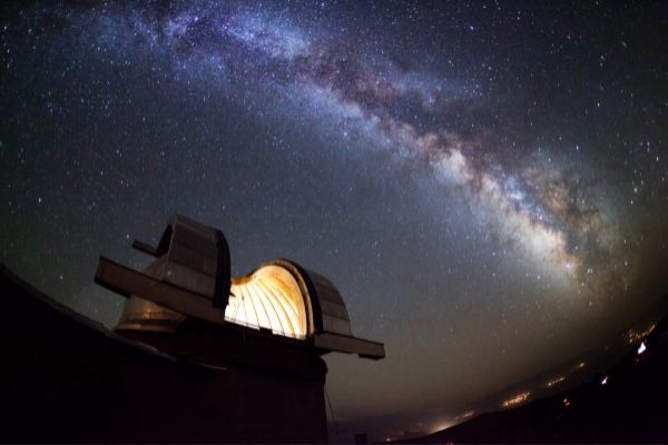 Observatory at night
