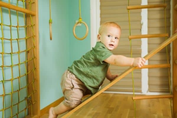 indoor slide to keep kids entertained