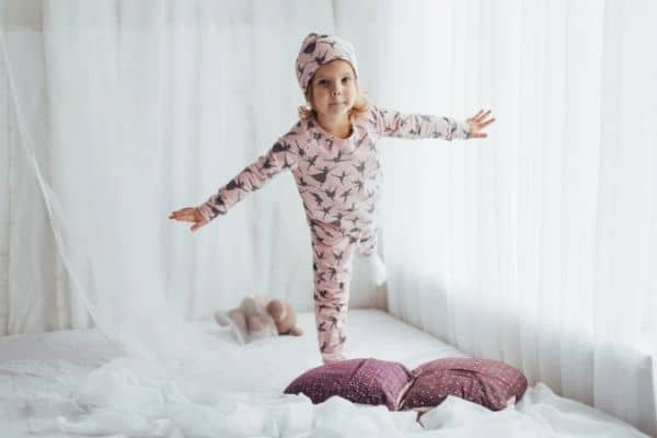 Child Wearing Cute Pjs