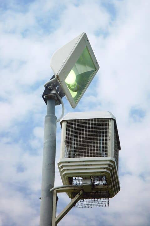 Outdoor Lantern With Bug Zapper