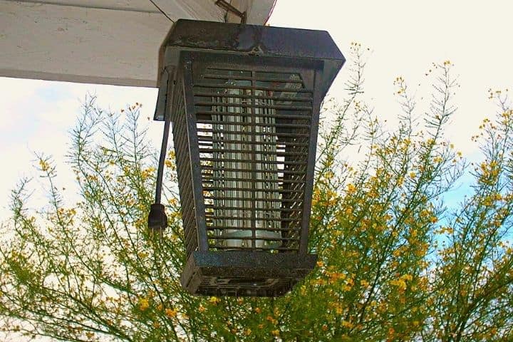 Bug Zapper On A House