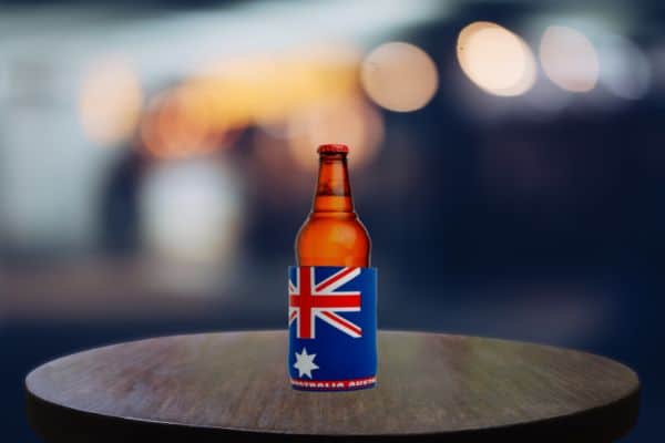 Beverage In Stubby Holder