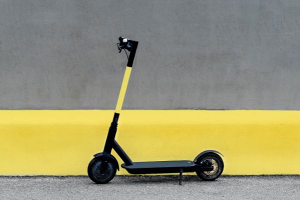 Parked Electric Scooter