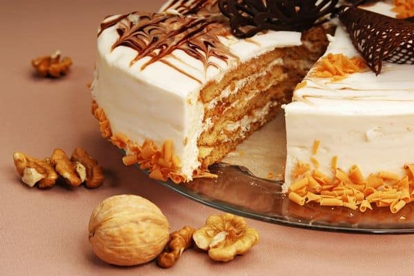 Chocolate Walnut Cake