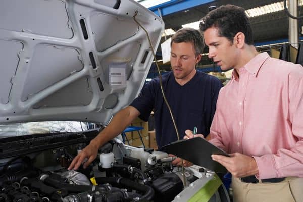 Inspecting Car