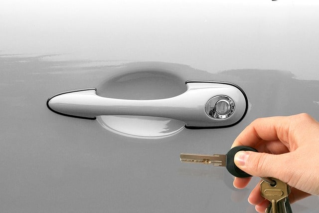 Key Silver Car