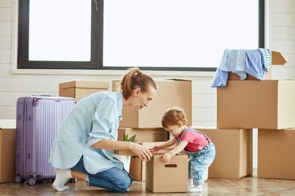 Mother And Baby Packing