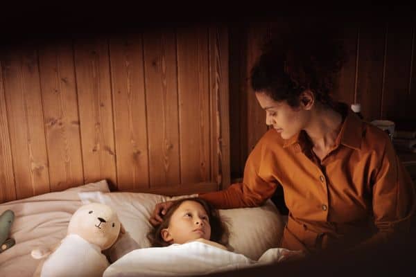 Sick Child And Parent