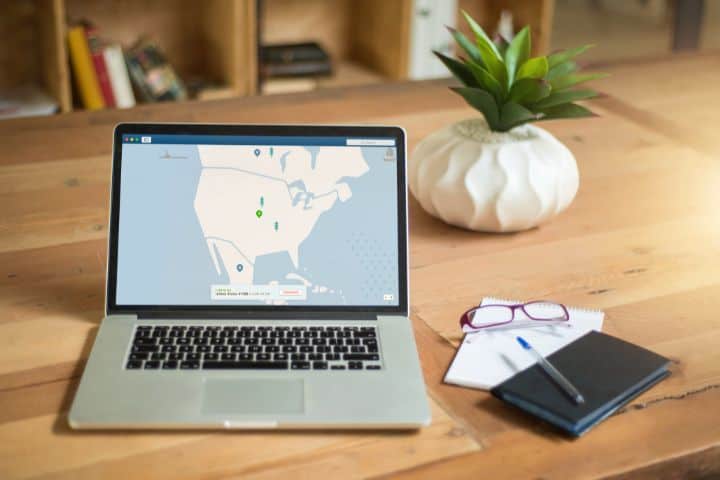 Laptop Shows Vpn Location