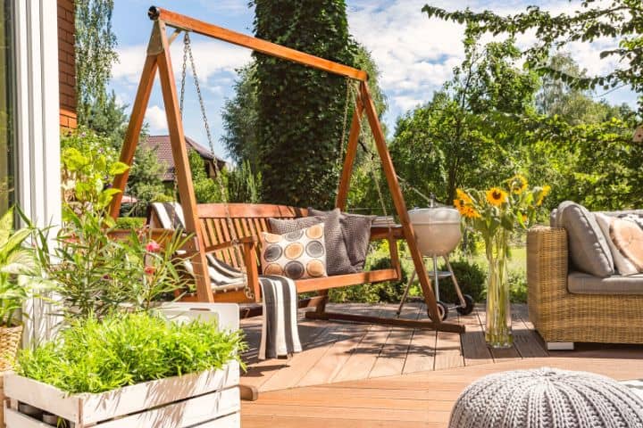 Swing In Garden