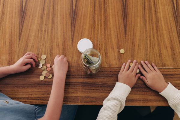 Children Saving Money