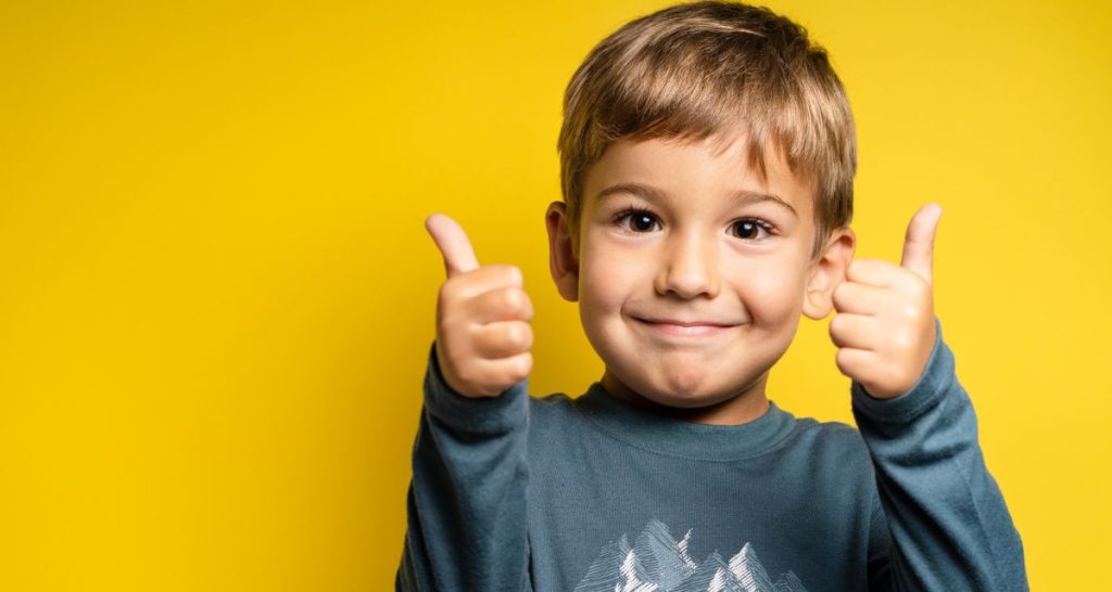 Happy And Confident Child