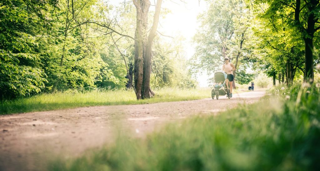 Mum Marathon Training With Running Stroller