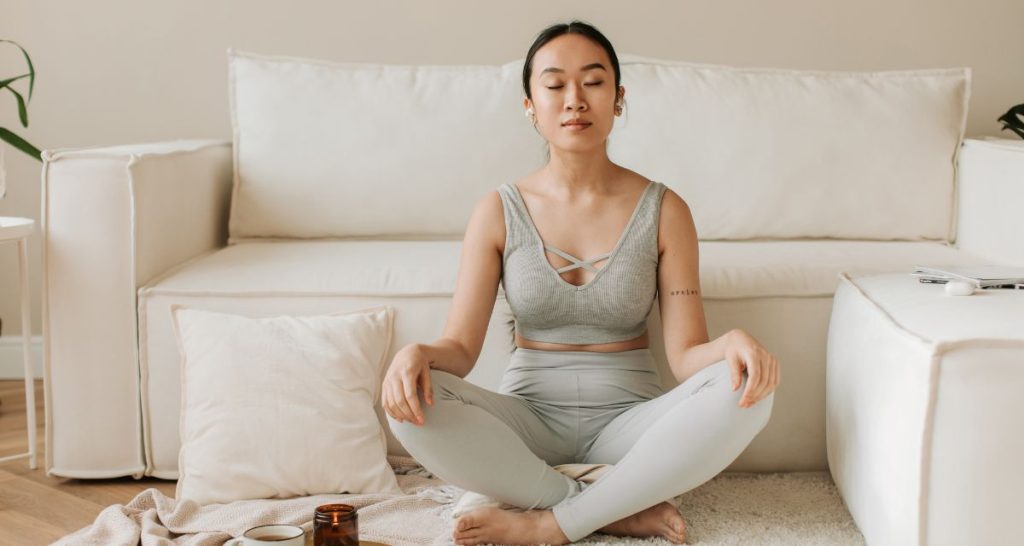 Mum Yoga Posture